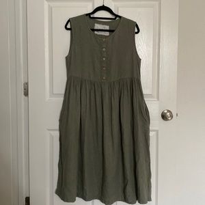 Not Perfect Linen Mama dress